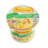 Картофельное пюре б/п Роллтон с куриным вкусом изображение на сайте Михайловского рынка