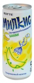 Напиток газированный безалкогольный Lotte Милкис, Банан, 0,25 л