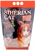 Siberian Cat Tofu 12 Наполнитель комкующийся для кошек, Кофе, 12 л