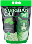 Siberian Cat Tofu 12 Наполнитель комкующийся для кошек, Зеленый чай, 12 л изображение на сайте Михайловского рынка