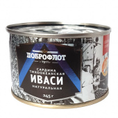 Иваси натуральная "Доброфлот" 245 г Примор.край изображение на сайте Михайловского рынка