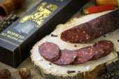 Колбаса чоризо из мяса Медведя (в подарочной упаковке) 230 гр. изображение на сайте Михайловского рынка