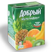 Сок "Добрый", Мультифрукт, 0,2 л изображение на сайте Михайловского рынка