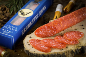 Колбаса салями из мяса Глухаря (в подарочной упаковке) 240 гр. изображение на сайте Михайловского рынка