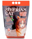 Siberian Cat Tofu 6 Наполнитель комкующийся для кошек, Кофе, 6 л