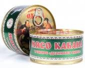 Ветчина из мяса кабана "Балтийская Охота", 325 г, ж/б ключ изображение на сайте Михайловского рынка
