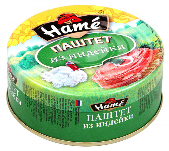 Паштет "Hame", деликатесный из индейки, 250 гр изображение на сайте Михайловского рынка