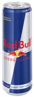 Напиток Red Bull энергетический газированный безалкогольный 0,473л ж/б