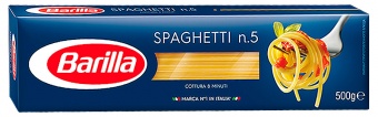 Макароны Barilla Spaghetti n.5, 500г