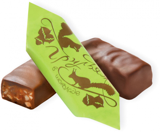 Шоколадные конфеты Грильяж твердый фабрика Красный Октябрь изображение на сайте Михайловского рынка