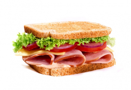 Сэндвич с ветчиной, 200 г изображение на сайте Михайловского рынка