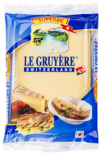 Сыр Le Superbe Le Gruyere 50% 195 г