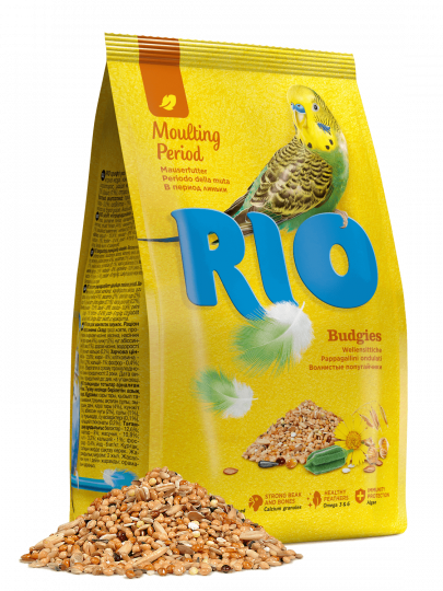 RIO Moulting period корм для волнистых попугайчиков рацион в период линьки, 500 г
