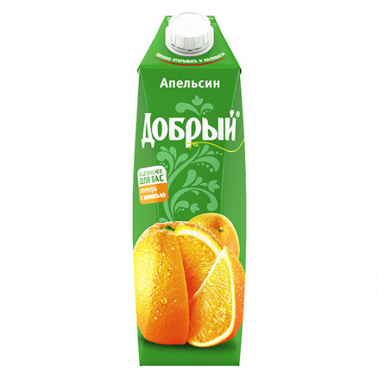 Сок "Добрый", Апельсин,1 л изображение на сайте Михайловского рынка