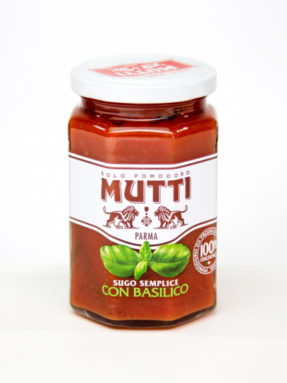 Томатный соус "Mutti" с базиликом, 280г изображение на сайте Михайловского рынка